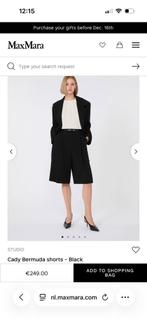 Max Mara studio bermuda zwart NIEUW MOET NU WEG, Kleding | Dames, Ophalen, Nieuw, Maat 38/40 (M), Zwart