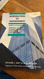 Introducoon to management, Ophalen of Verzenden, Zo goed als nieuw