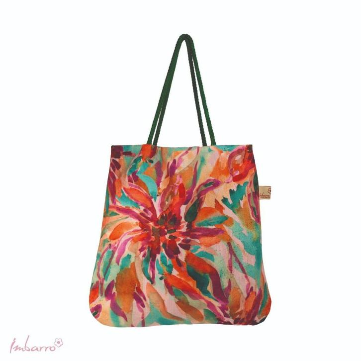 SALE: shopper tas met annemoon print, leuk als cadeau, Sieraden, Tassen en Uiterlijk, Tassen | Damestassen, Nieuw, Shopper, Overige kleuren