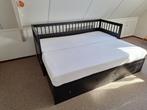 Prima Ikea Hemnes uitschuifbaar logeerbed 160 x 200, Huis en Inrichting, Ophalen, Verstelbaar, Bruin, Tweepersoons