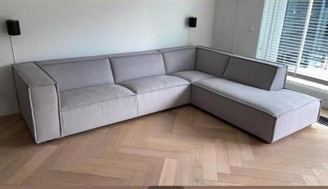 By Sidde hoekbank silver grey model Sommer, Huis en Inrichting, Banken | Complete zithoeken, Zo goed als nieuw, Ophalen of Verzenden