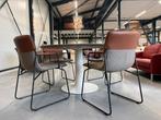 Nieuw Leolux Columna Eettafel rond Design tafel Eiken hout, Ophalen of Verzenden, Nieuw, Vijf personen of meer, Rond