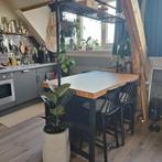 Vadholma Kookeiland / keukeneiland incl. Rek, Ophalen, Zwart, 50 tot 100 cm, Zo goed als nieuw