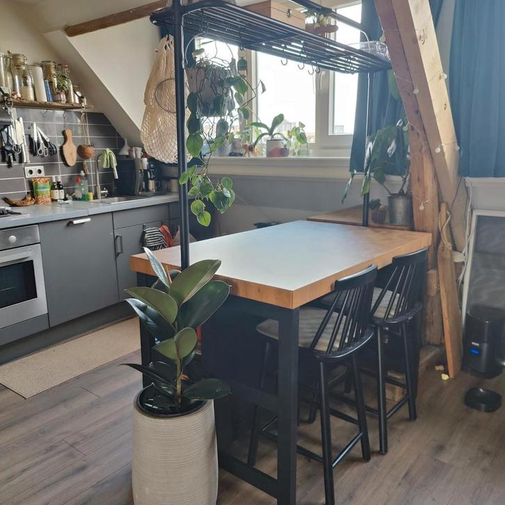 Vadholma Kookeiland / keukeneiland incl. Rek, Huis en Inrichting, Keuken | Keukenelementen, Zo goed als nieuw, 50 tot 100 cm, 25 tot 50 cm