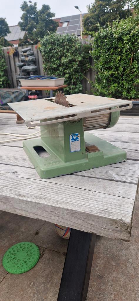 Vintage Hanning Tafelzaag - TK 20 S, Doe-het-zelf en Verbouw, Gereedschap | Zaagmachines, Gebruikt, Cirkelzaag, 600 tot 1200 watt