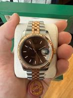 Rolex DateJust 36 Chocolate dial - two tone rose gold, Ophalen, Staal, Polshorloge, Nieuw