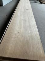 3,7 m2 Frans Eiken multiplank houten vloer b: 16 cm, d: 1,5, Doe-het-zelf en Verbouw, 150 cm of meer, Minder dan 5 m², 10 tot 30 cm