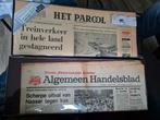 Het Parool & Algemeen Handelsblad beide 3 Aug 1970 Krant, Verzamelen, Tijdschriften, Kranten en Knipsels, Ophalen of Verzenden