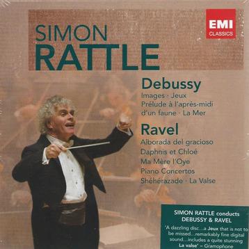 NIEUW 5CD Rattle plays Debussy en Ravel (EMI) 