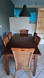 Tafel met stoelen, Huis en Inrichting, Ophalen of Verzenden, 4 tot 6 stoelen