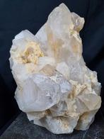 Groot staand bergkristal cluster, Verzamelen, Mineralen en Fossielen, Ophalen of Verzenden, Mineraal