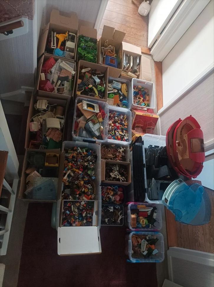 Hele grote partij playmobil (echt veel), Verzamelen, Speelgoed, Gebruikt, Ophalen
