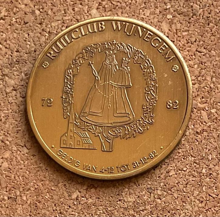 Steden Penning - België - Wijnegem - 100 Bunders 1982., Postzegels en Munten, Penningen en Medailles, Overige materialen, Ophalen of Verzenden