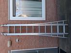 Uitschuifbare ladder. Opsteekladder.3x10 treden. Aluminium, Doe-het-zelf en Verbouw, Ladders en Trappen, Ophalen, Gebruikt, Ladder