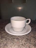 Hotelporselein MOSA, Ophalen of Verzenden, Zo goed als nieuw, Kop en/of schotel