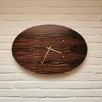 Grote palissander Wandklok Vintage Deens design Houten Klok, Huis en Inrichting, Woonaccessoires | Klokken, Wandklok, Ophalen of Verzenden