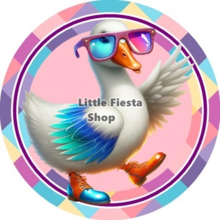 L600 icing frosting gans 20cm eetbare taart plaat print top, Hobby en Vrije tijd, Taarten en Cupcakes maken, Nieuw, Versiering