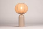 tafellamp japandi lamp taupe dressoir kast bank lampion lamp, Ophalen of Verzenden, Nieuw, Stof, 75 cm of meer