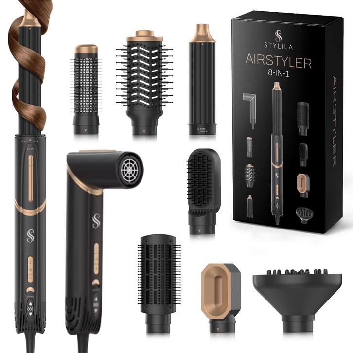 Stylila Airstyler 8-in-1 NIEUW, Sieraden, Tassen en Uiterlijk, Uiterlijk | Haarverzorging, Nieuw, Tondeuse, Ophalen of Verzenden