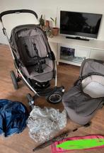 Complete kinderwagen maxi cosi., Ophalen, Zo goed als nieuw, Combiwagen, Verstelbare duwstang