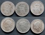 Halve guldens 1921, 1922, 1930, Postzegels en Munten, Verzenden, Koningin Wilhelmina, ½ gulden, Zilver