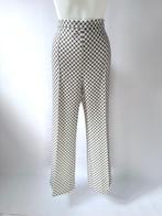 ELISABETTA FRANCHI Beige logos wijde broek  Maat IT 48-EU 40, Elisabetta Franchi, Beige, Maat 42/44 (L), Ophalen of Verzenden