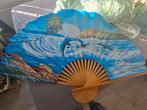 Grote decoratieve waaier, Ophalen, Nieuw, Blauw