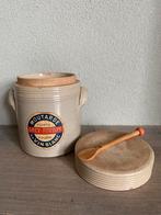 Vintage franse brocante mosterdpot Grey-Poupon mosterdpot., Ophalen of Verzenden