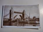 Londen, Engeland tower bridge jaren 50, Verzamelen, Ansichtkaarten | Buitenland, 1940 tot 1960, Gelopen, Ophalen of Verzenden