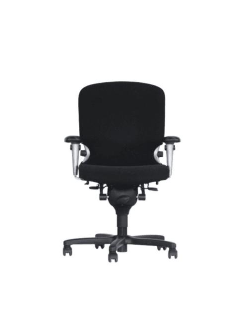 Haworth Comforto 77 – NPR 1813 bureaustoel – Refurbished, Huis en Inrichting, Bureaustoelen, Zo goed als nieuw, Bureaustoel, Zwart