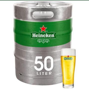 Fusten Amstel/Heineken 50L €105,-  beschikbaar voor biedingen