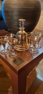 Boomse karaf met 6 glaasjes, Ophalen of Verzenden