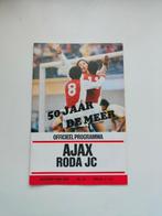 AJAX - Roda JC programma 1984-1985 no 10 50 jaar De Meer, Verzenden, Zo goed als nieuw, Ajax, Overige typen