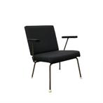 Blauwe Fauteuil 1407, 415, 1401 Cordemeyer Rietveld, Ophalen, Gebruikt, Minder dan 75 cm, Metaal