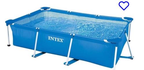 Intex zwembad groot met pomp, Tuin en Terras, Zwembad-toebehoren, Zo goed als nieuw, Overige typen, Ophalen