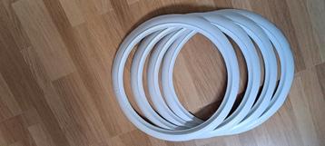 White wall ringen 17 inch voor Oldtimer Banden.  Nieuw  beschikbaar voor biedingen