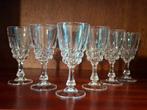 6 borrelglazen kristal d' Arques Longchamp, Antiek en Kunst, Ophalen of Verzenden