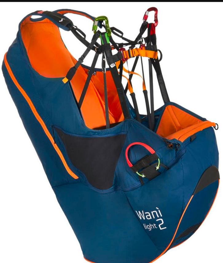 Woody Valley Wani Light 2 Harnas - incl/excl reserve, Sport en Fitness, Zweefvliegen en Paragliding, Gebruikt, Zitje of Harnas