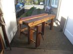 ROBUUSTE WERKBANK, Doe-het-zelf en Verbouw, Werkbanken, Ophalen, Gebruikt, 170 cm of meer, Bankschroef