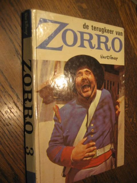 walt disney zorro 3 / de terugkeer van zorro, Boeken, Ophalen of Verzenden, Gelezen