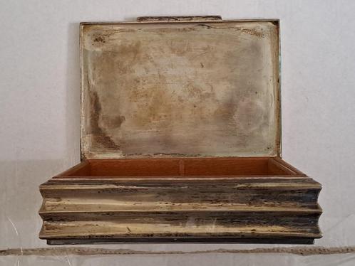 oud verzilverd doosje, Antiek en Kunst, Curiosa en Brocante, Ophalen of Verzenden
