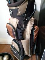 Golfset, ijzers, houten 3 en 5 en putter in fraaie tas, Ophalen of Verzenden, Gebruikt, Set