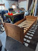 Grenen bed 90x200 - Degelijk en Mooi!, Gebruikt, 90 cm, Eenpersoons, Bruin