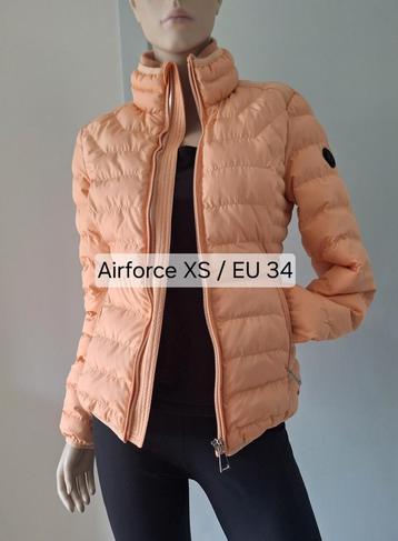 Nieuwe Airforce gewatteerde jas pastel oranje XS / EU 34 beschikbaar voor biedingen