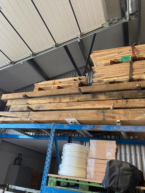 eikenhout balken planken vloer, Doe-het-zelf en Verbouw, Hout en Planken, Zo goed als nieuw, Plank, Eiken, Ophalen