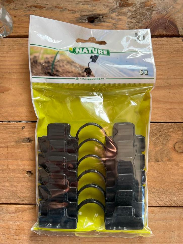 Nature Tunnel Folie Clips - 25 zakjes (150 stuks), Tuin en Terras, Tuinstekers, Nieuw, Ophalen of Verzenden