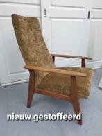 Vintage Fauteuil van Topform in Topvorm!, Huis en Inrichting, Hout, Bruin, Zo goed als nieuw, Eén