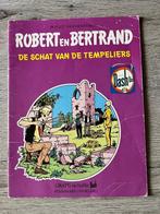 Strips Robert en Bertrand De schat van de tempeliers, Eén stripboek, Ophalen of Verzenden, Gelezen, Willy Vandersteen