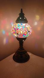 Oosterse glasmozaiek tafellamp, Huis en Inrichting, Lampen | Tafellampen, Nieuw, Ophalen of Verzenden, Glas, Minder dan 50 cm