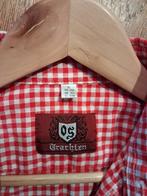ALS NIEUW TRACHTEN ROOD GERUIT OVERHEMD MAAT S, Carnaval, Ophalen of Verzenden, Zo goed als nieuw, Kleding